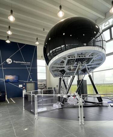 A320 Full Motion Flugsimulator gleichen Typs am Standort Berlin