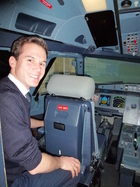 Beobachterplatz im Cockpit
