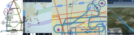 Screenshots: Electronic Flight Bag